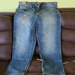 Foundry Supply, Relaxed Straight Jeans. 44x32